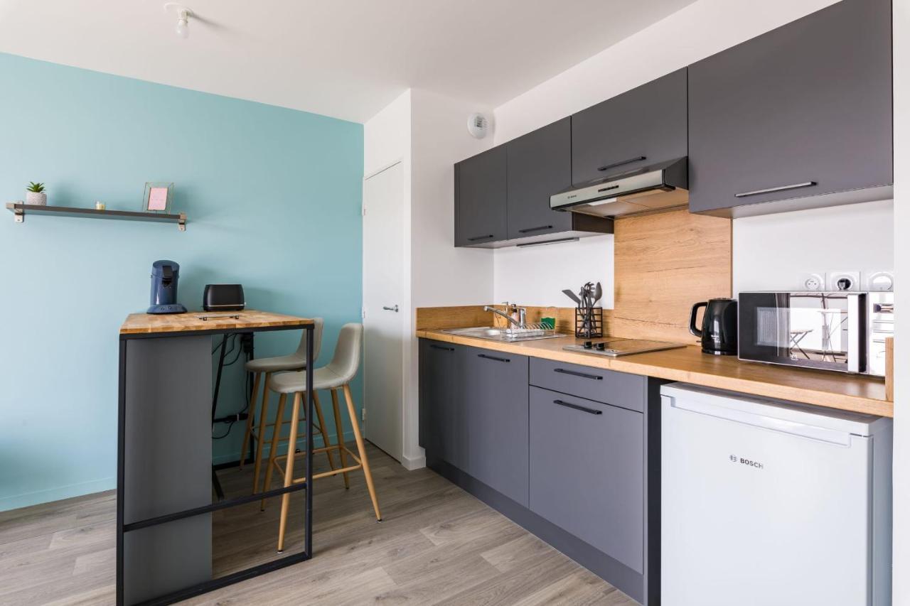L'Ecume - Studio Moderne Avec Grand Balcon Et Place De Parking Appartement Dinard Buitenkant foto