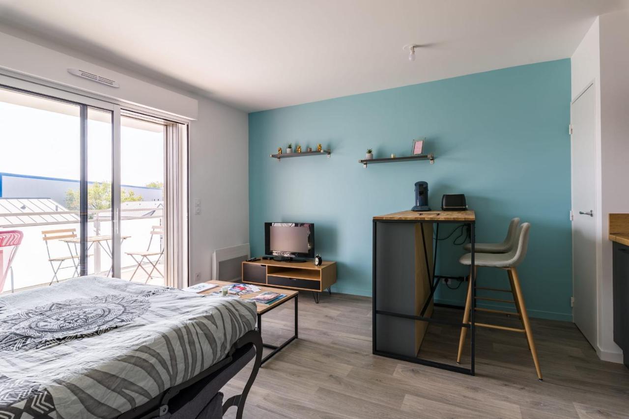 L'Ecume - Studio Moderne Avec Grand Balcon Et Place De Parking Appartement Dinard Buitenkant foto
