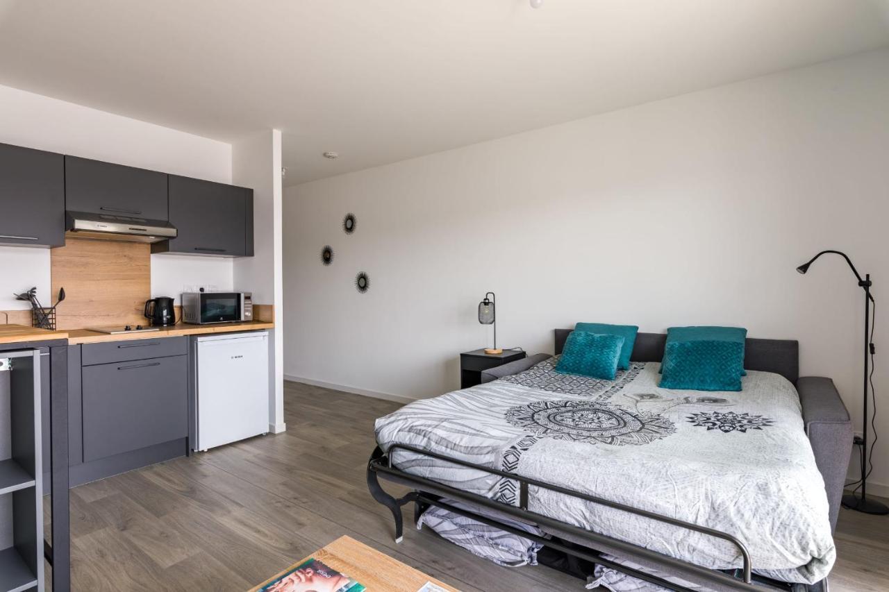 L'Ecume - Studio Moderne Avec Grand Balcon Et Place De Parking Appartement Dinard Buitenkant foto